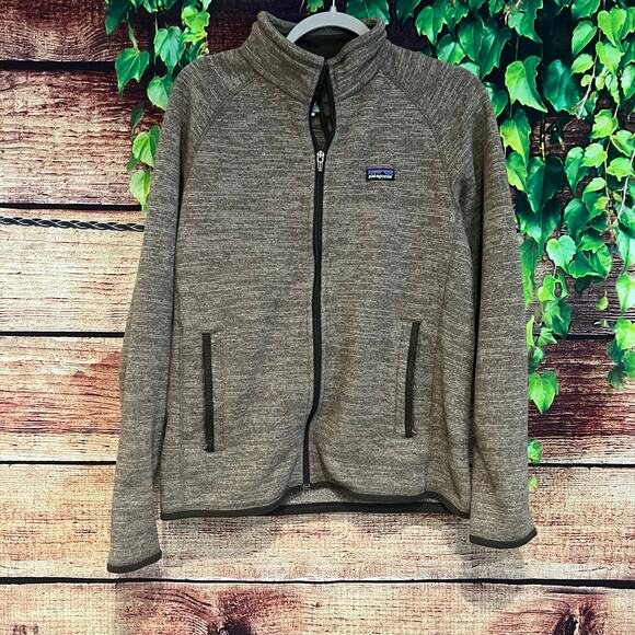 Patagonia Better Sweater Jacket Mens Medium Brown Full Zip Fleece Outdoor - Picture 1 of 4